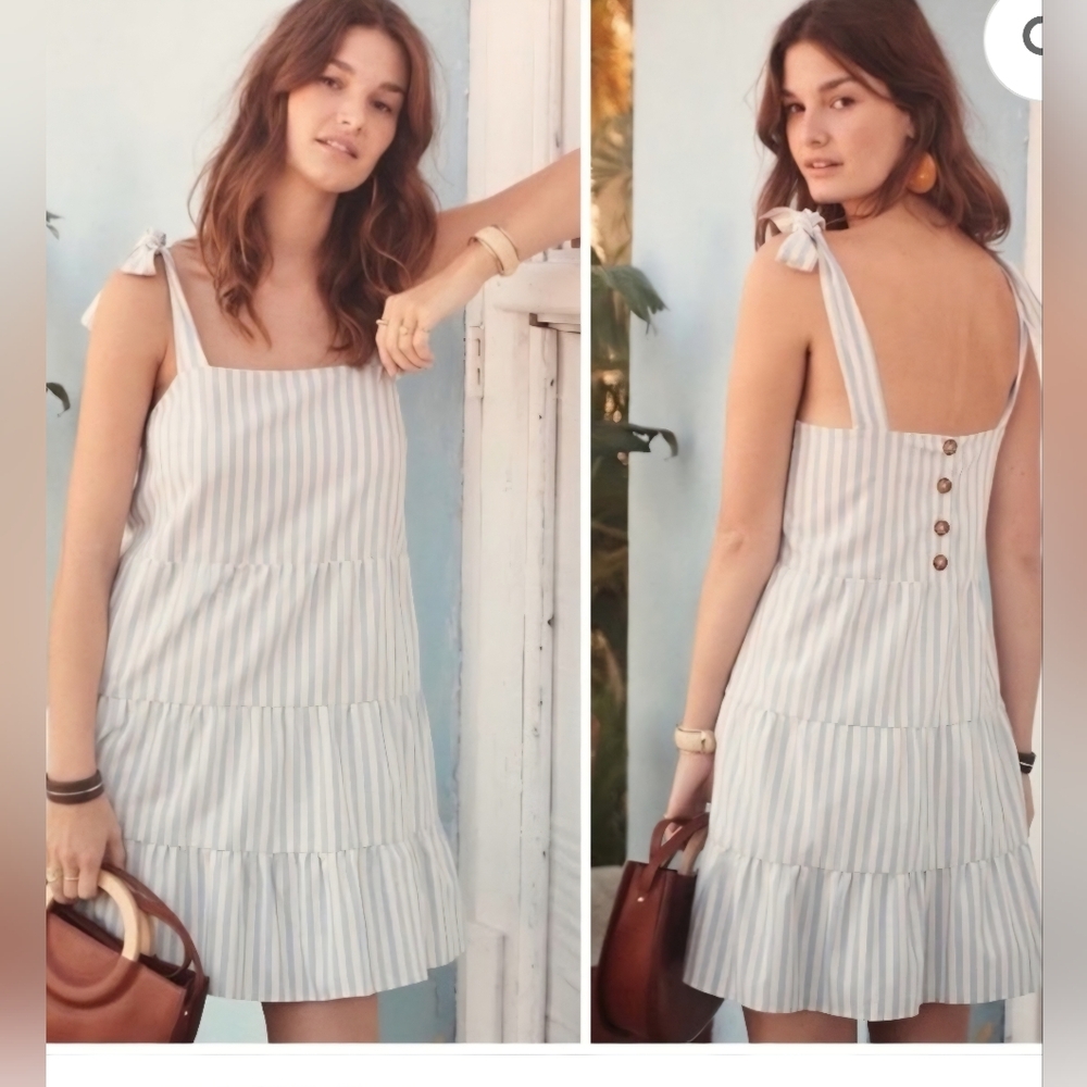 SOLD! NWT Sezane Anne Swiss Dot Dress - Picture 3 of 14